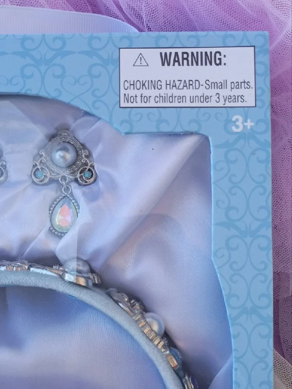 Disney Cinderella Light Blue Headband & Jewelry Accessory Set